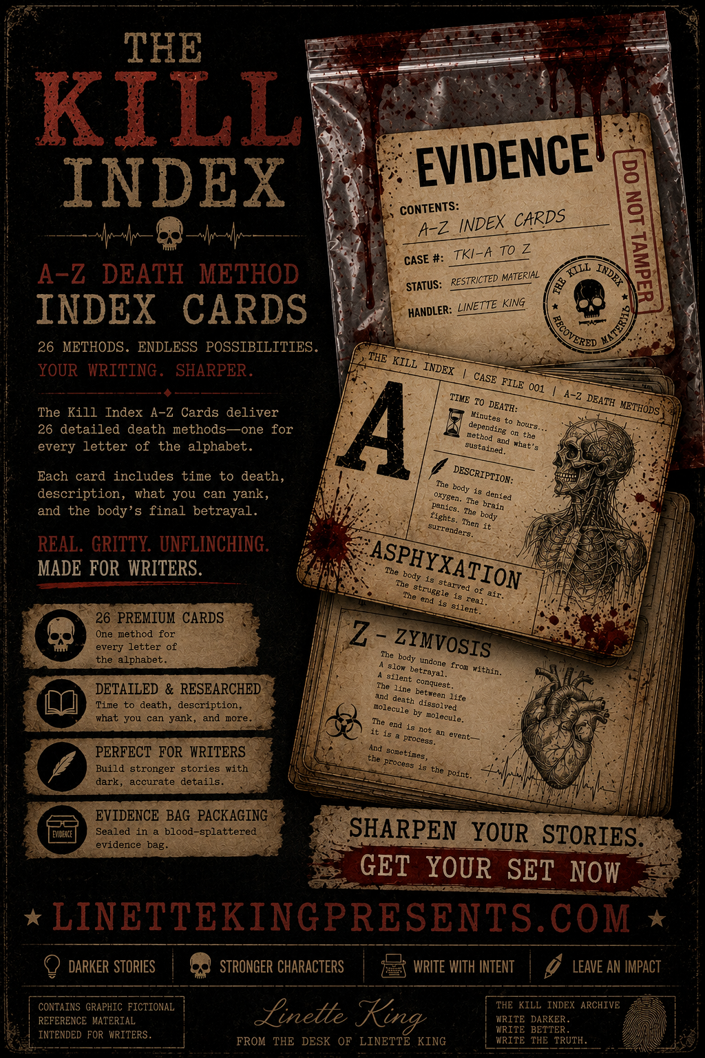 The Kill Index Cards